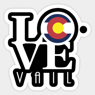 LOVE Vail, CO! Sticker